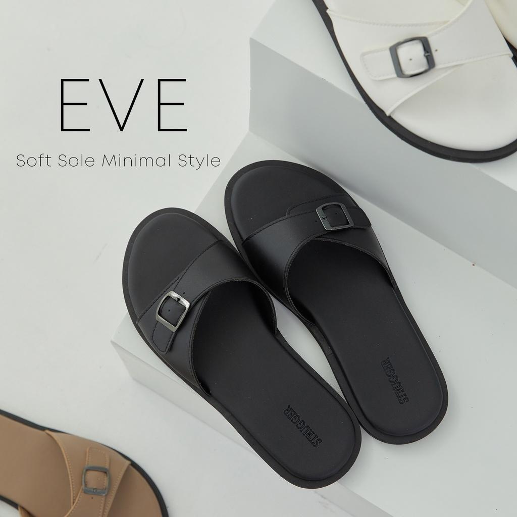 【SALE】  ลด 15% CODE: NOV15NNEW !! EVE รองเท้าแตะส้นนิ่ม สไตล์ minimal