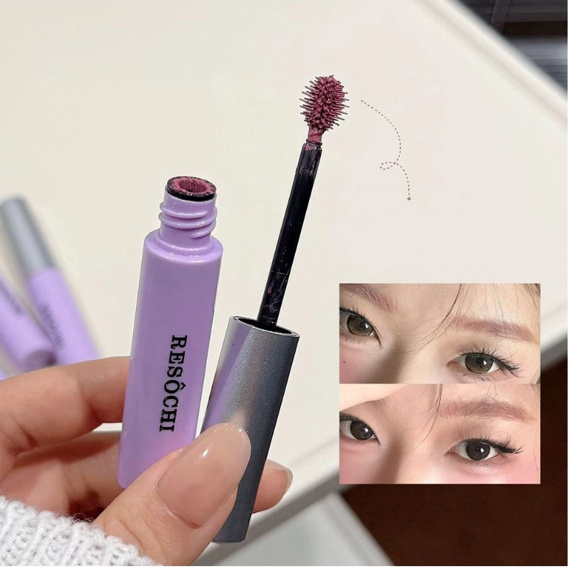 RESOCHI Purple Tube Eyebrow Tint Matte Natural Waterproof Sweatproof