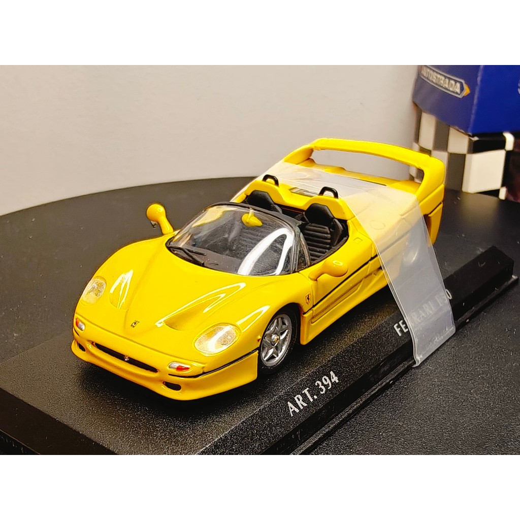 Detailcars Ferrari F50 โมเดลรถโลหะผสมสีเหลือง สเกล 1/43