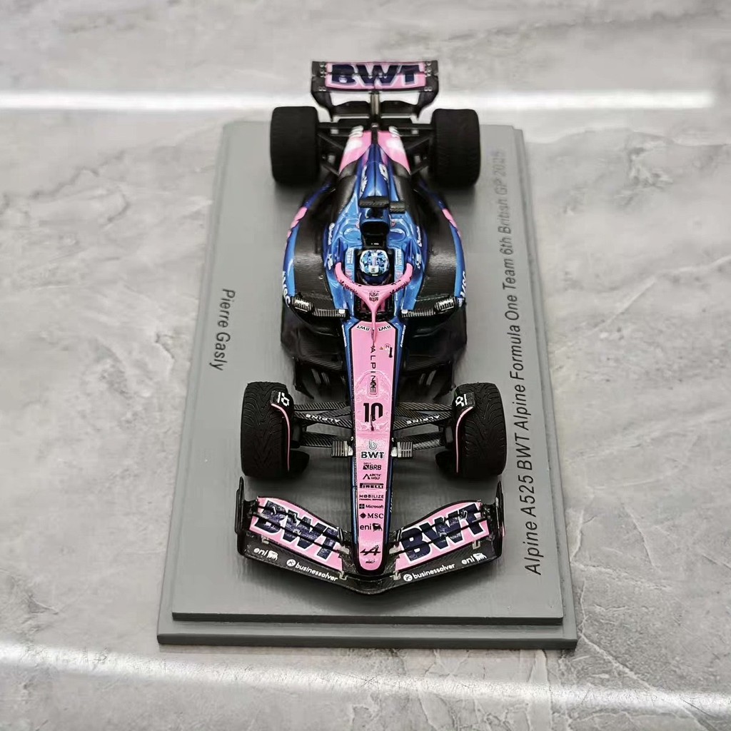 SPARK 2025 British Station A525 BWT Alpine Gasley F1 1: 43 Racing Model
