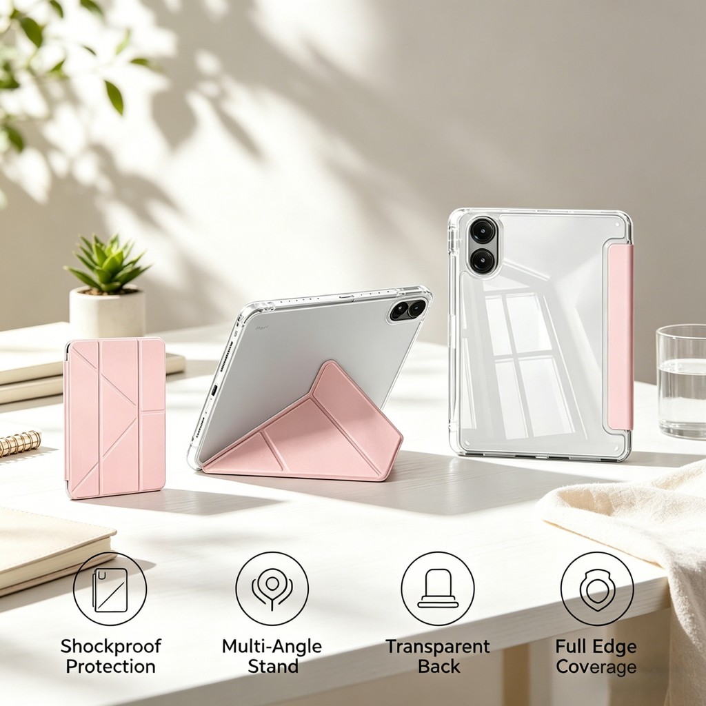 เคส พับตัว Y สําหรับ Redmi Pad Pro12.1 Pad 2/pad SE 11 /8.7 Xiaomi Pad 7 / 8Pro 11.2 นิ้ว Mi Pad 6