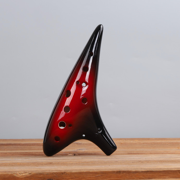 [พร้อมสต็อกขายร้อน] Creative Ocarina 12-Hole Beginner Introductory Alto C-Key Twelve AC นักเรียนประถ