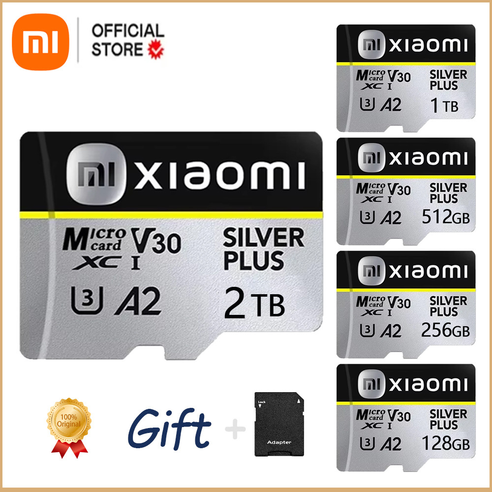 2TB การ์ดหน่วยความจํา 1TB 512GB Micro TF SD การ์ด 128GB 256GB Class 10 Full HD TF หน่วยความจําแฟลชกา