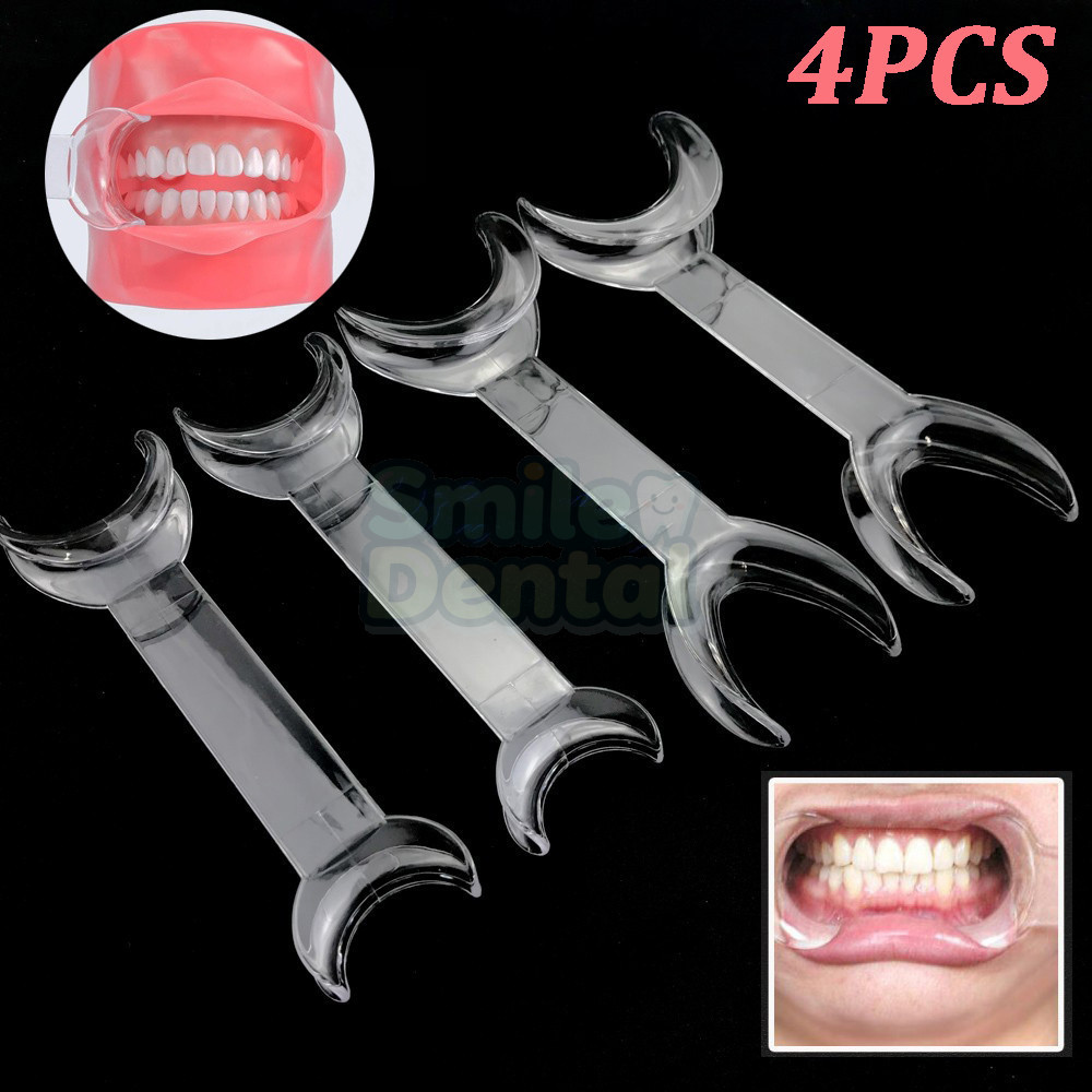 4 ชิ้น/ชุด อุปกรณ์ทันตกรรม ที่เปิดปาก แก้ม บน ล่าง สําหรับผู้ใหญ่ เด็ก Dental Mouth Opener Intraoral Lip Cheek Retractor