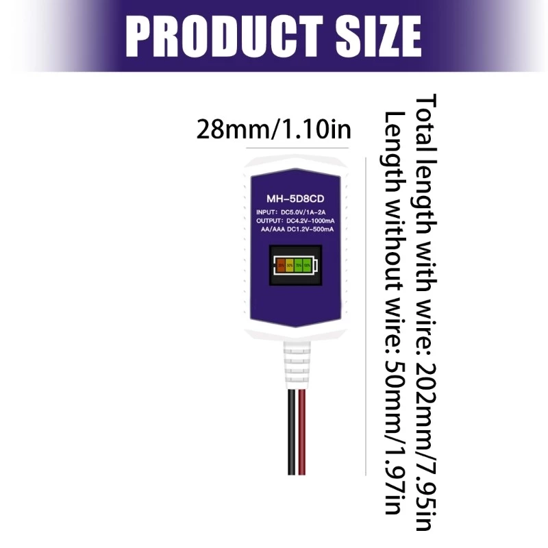 ST สายชาร์จ USB แม่เหล็ก สำหรับแบตเตอรี่ 18650 21700 thumbnail 3