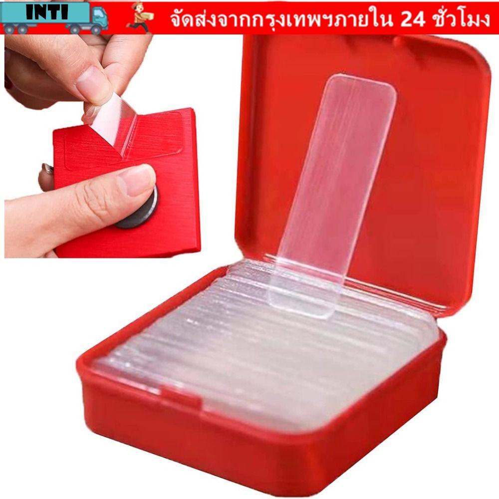INTI 60 ชิ้น/120 ชิ้นสติ๊กเกอร์ติดผนัง,ตัดได้กาวสองด้าน,โปร่งใสไม่ทําเครื่องหมายเทปกาวที่ถอดออกได้