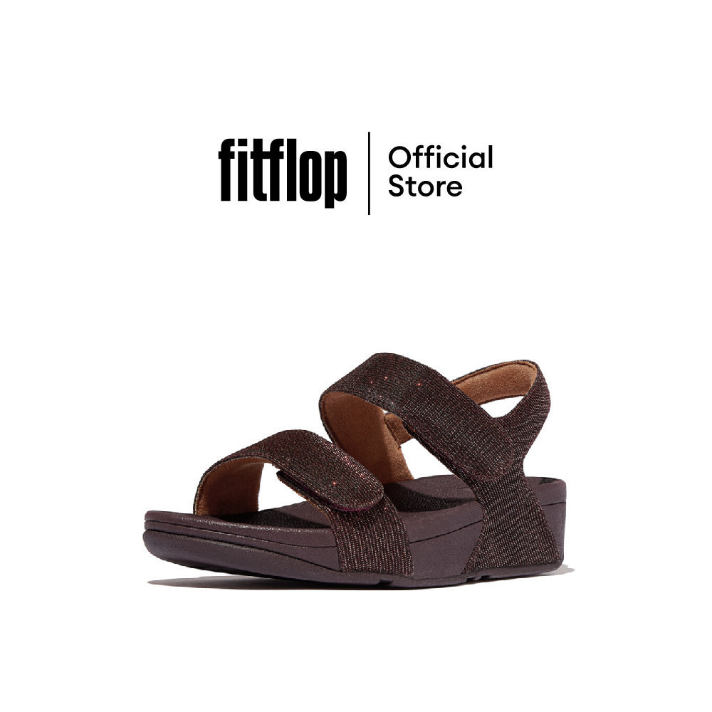 FITFLOP LULU SHIMMERLUX SANDALS รองเท้าแตะแบบรัดส้นผู้หญิง รุ่น GA2-C88 สี PURPLE
