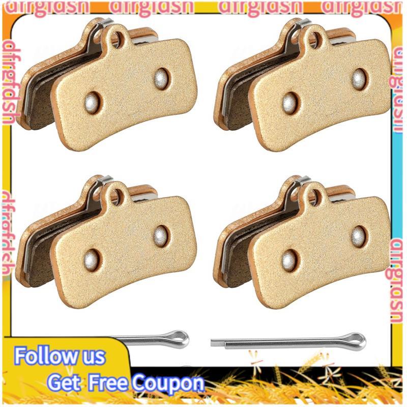 D & FMetallic Bike Brake Pad Set–4set Sintered-Metal Mountain Brake Pads สําหรับ D02S N03A จักรยานไฮ