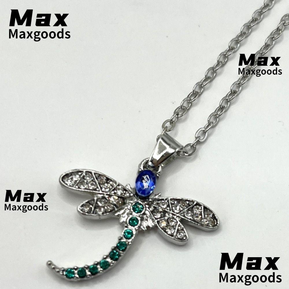 MAXG DRAGONFLY จี้สร้อยคอ,สีสัน Cubic Zirconia Dragonfly รูป Cubic Zirconia สร้อยคอ,แฟชั่นฝังออกแบบ 