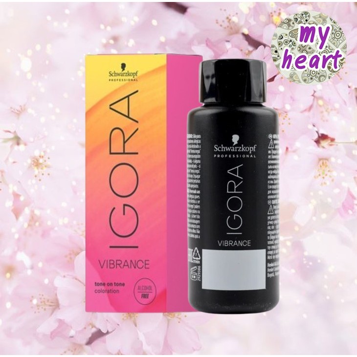 Schwarzkopf Igora Vibrance 60 ml ผลิตภัณฑ์เปลี่ยนสีผมแบบกึ่งถาวร สะดวกรวดเร็ว สีผมเด่นชัดเงางาม