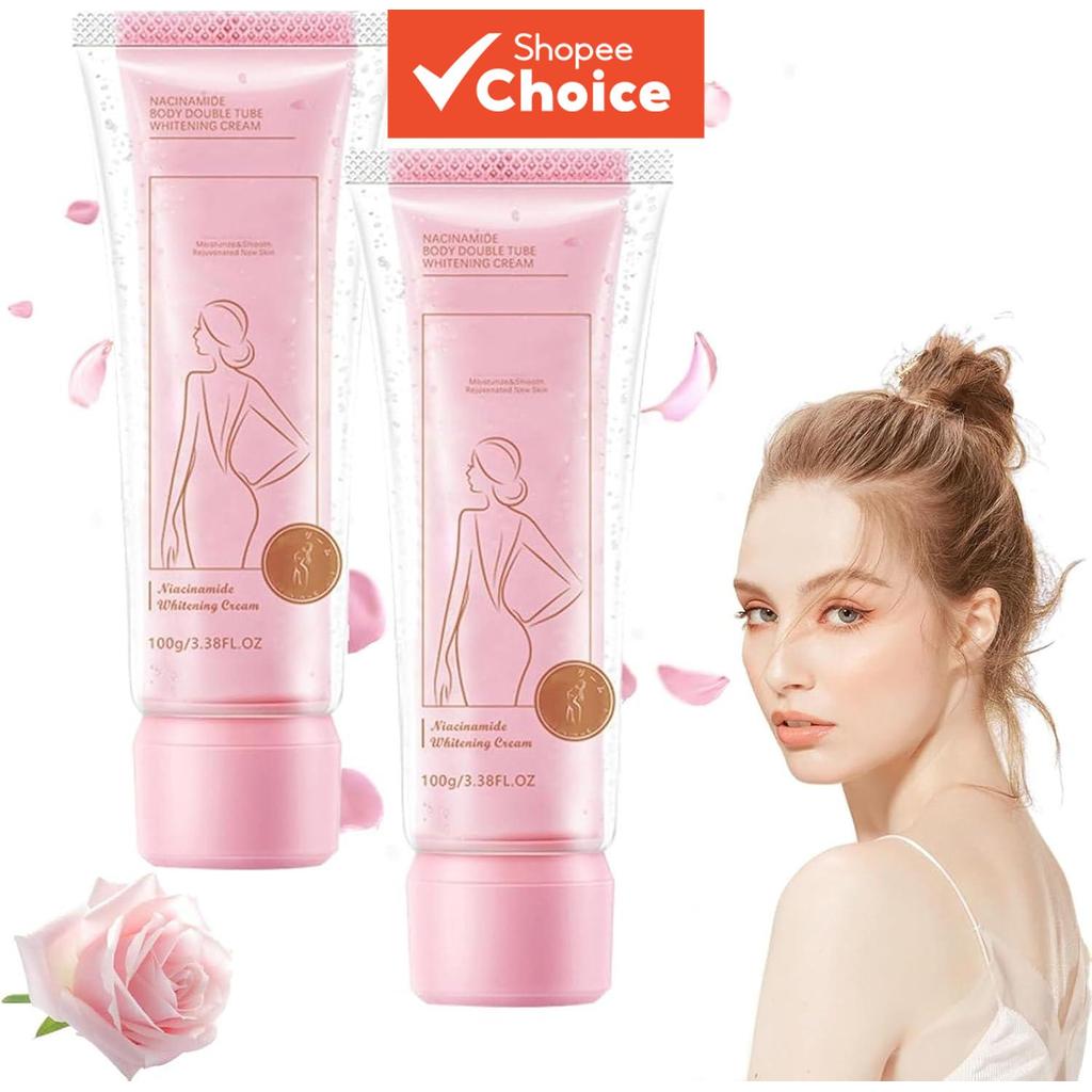 โลชั่นไนอะซินาไมด์ขั้นสูง 100 กรัม – ผิวกระจ่างใสใต้วงแขน หัวเข่า และทั่วร่างกาย | ล็อคความชุ่มชื้น ปรับสีผิวให้สม่ําเสมอ บํารุงทุกวัน