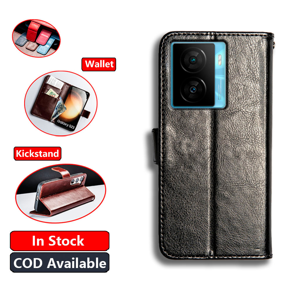 หนังคลาสสิกสําหรับ Vivo iQOO Z7 Z7x 5G V2270A V2272A กระเป๋าสตางค์ Vintage Folio กรณีพลิกโน้ตบุ๊คสไตล์ฝาครอบแม่เหล็กปิด Kickstand ช่องใส่การ์ด