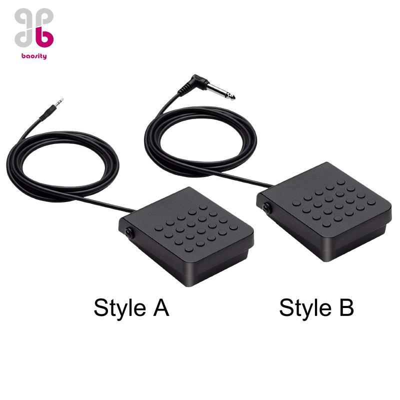 [Baosity] เปียโนอิเล็กทรอนิกส์เหยียบ ABS โลหะ Sustain Footswitch Non Slip Design คีย์บอร์ดอุปกรณ์เสริมสําหรับ Home Performance