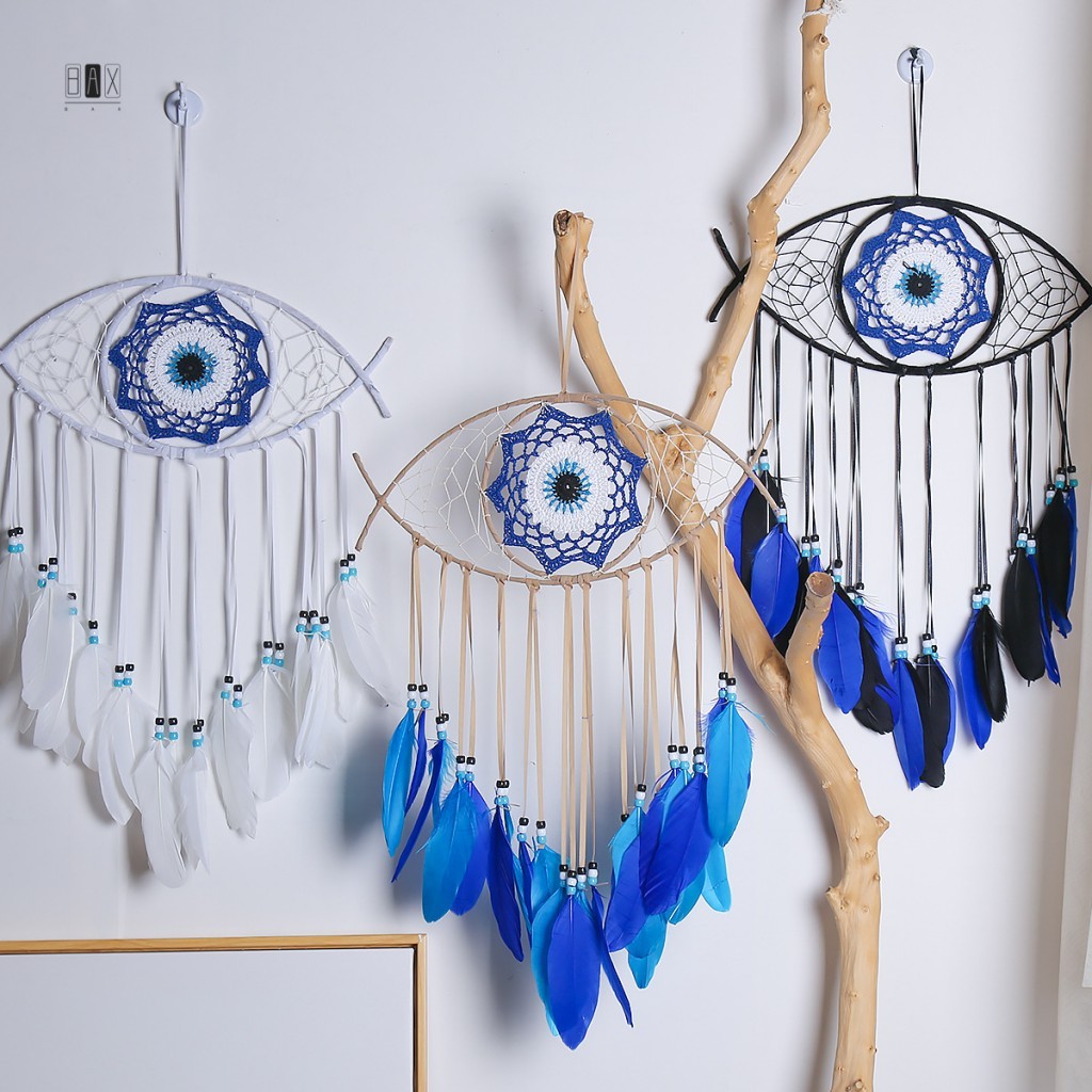 Devil Eye Dream Catcher - ตกแต่งผนังสําหรับของขวัญวันหยุดในห้องนอน