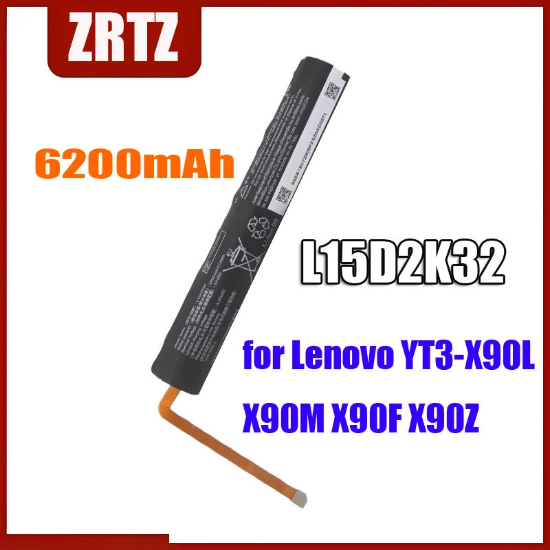 ใหม่ ZRTZ 6200mAh L15D2K32 L15C2K32 แบตเตอรี่สําหรับ Lenovo YT3-X90L X90M X90F X90Z