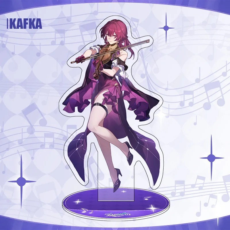 Standee Honkai Star Rail อะนิเมะรุ่น Kafka Robin Concert Tarot Card โต๊ะเรียนตกแต่งของขวัญพวงกุญแจอะ