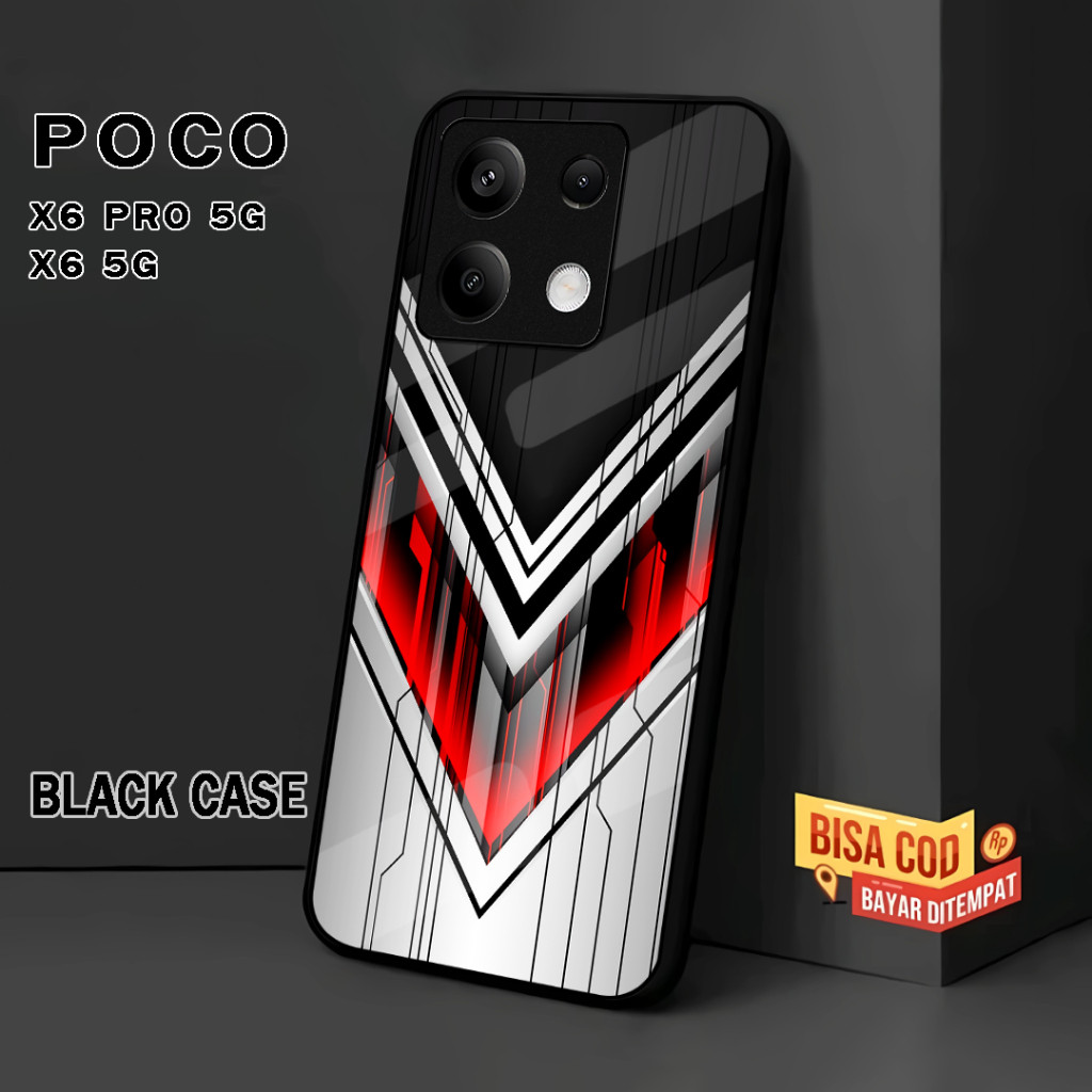 ( RC 18 ) SOFTCASE CASING GLOSSY สําหรับ XIAOMI POCO X6 5G l X6 PRO 5G l M6 PRO 4G l อะนิเมะ motif C