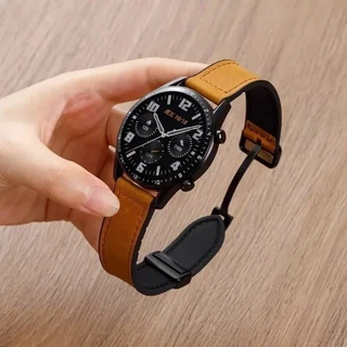 22 มม.สายหนังซิลิโคนสําหรับ Xiaomi นาฬิกา S4 47 มม.สายรัดข้อมือแม่เหล็กสําหรับ Xiaomi นาฬิกา 5/s5/S3/S2/Redmi 5Active/Lite Band accessoeies