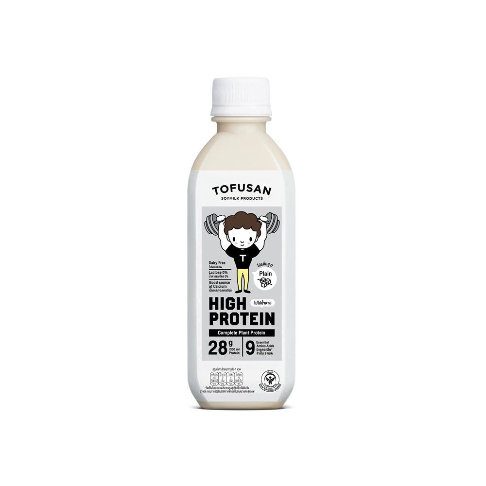[สินค้าส่งด่วน] โทฟุซัง นมถั่วเหลืองโปรตีนสูง น้ำตาล0% 350 มล. TOFUSAN HIGH PROTEIN SOY MILK 0% SUGA