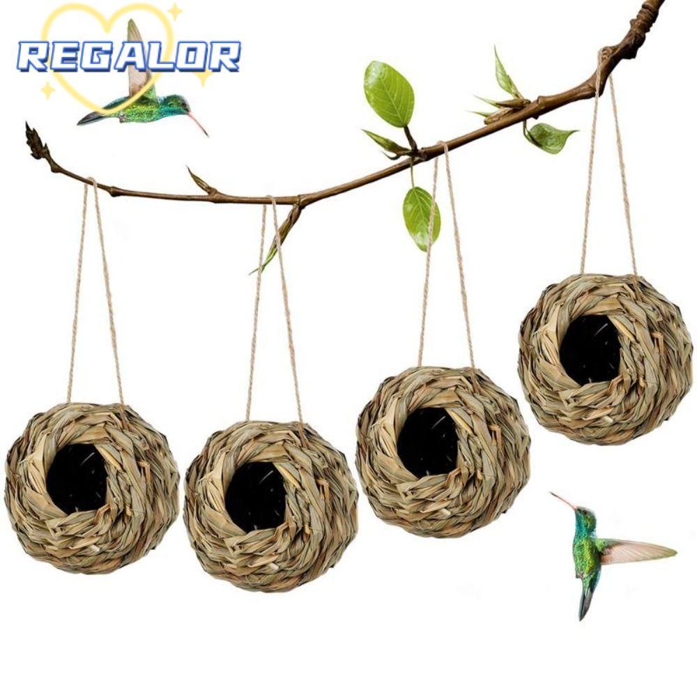 REGALOR0G Reed Grass รังนก ทรงกลมนอกหญ้า