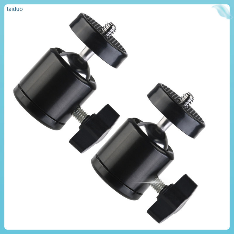 2 ชิ้นมินิขาตั้งกล้องขาตั้งกล้อง 1/4 "เกลียวกล้อง 360 องศากล้องวิดีโอ ไทดูโอ