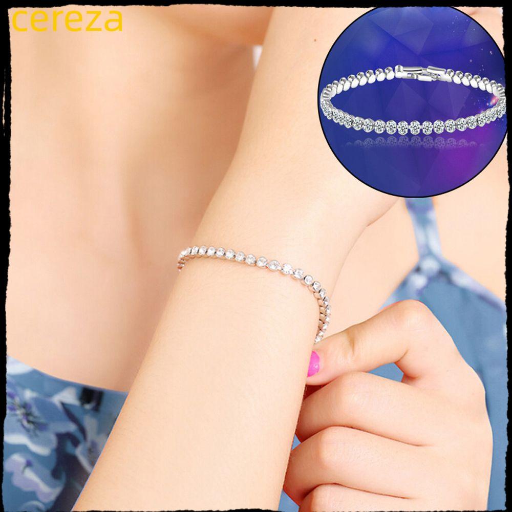CEREZA Cuff กําไลข้อมือผู้หญิงเงิน/ทอง Hand Chain
