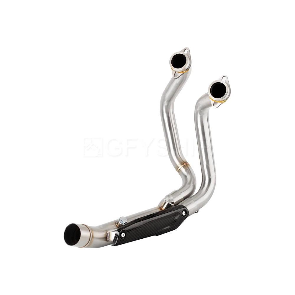 GF สำหรับ BMW F 900 ปี 2020 ถึง 2022 2023 2024 F900R F900XR F900 ท่อไอเสียแบบสวมติดตั้งง่ายสำหรับรถม