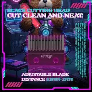 Professional Electric Hair Clipper Gradient DLC Blade ตัดผมผม Trimmer สําหรับ Man 7000RPM Clipper