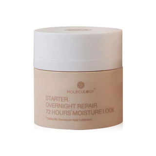 Moleculogy Starter Overnight Repair 72 Hours Moisture Lock 50g โมเลกุลโลจี้ ครีมปิดผิว.