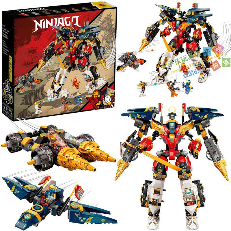 ninjago เลโก้ เหมาะสําหรับ Lego Phantom Ninja 2026 สินค้าใหม่ Super Combination Mecha Chariot Minifi