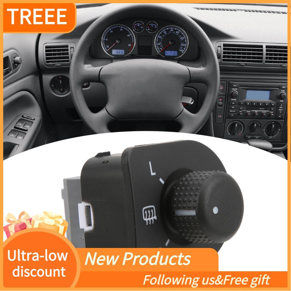 Treee Treee Tbest ด้านข้างกระจกปรับลูกบิด 1J1 959 565E ABS และโลหะสำหรับ T5 2003 2010 MK4 b5