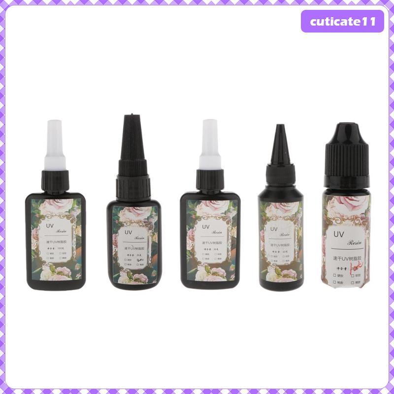 [Cuticate1] -resin สำรองตั้ง Bezels แบบ UV Hardening สำหรับการเคลือบและใช้งานกับซิลิโคนขนาดเล็ก