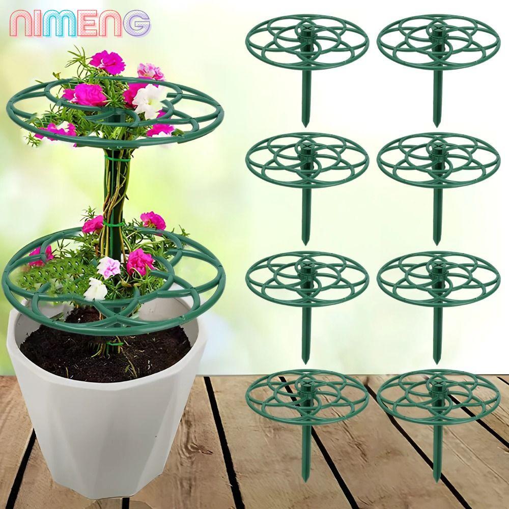 NIMENG บอนไซปีนกรอบ, S/M/L Multi-layer Plant Cage สนับสนุนขาตั้ง,พลาสติกวางซ้อนกันได้ทนทานดอกทานตะวันรูปวงเล็บอุปกรณ์ทําสวน