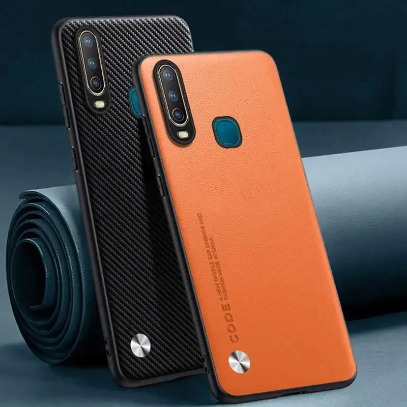 เคสหนัง PU หรูหราสําหรับ Vivo Y11 2019 Y12 Y15 Y17 Y19 ฝาครอบซิลิโคนป้องกันเคสโทรศัพท์สําหรับ Vivo U
