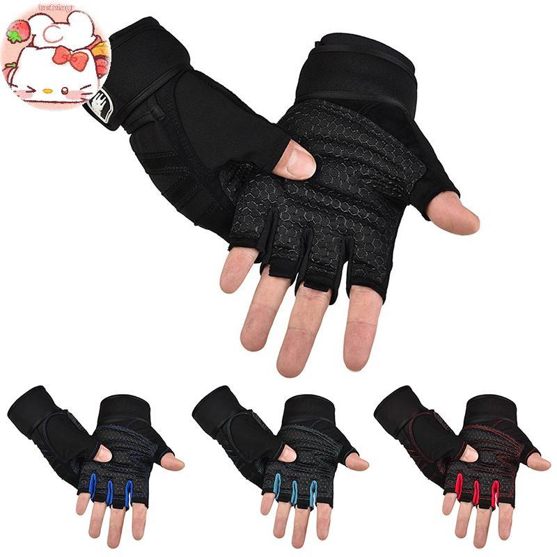Tast Gym Gloves กีฬาออกกําลังกายยกน้ําหนักการฝึกอบรมฟิตเนสถุงมือปั่นจักรยานกลางแจ้ง EN