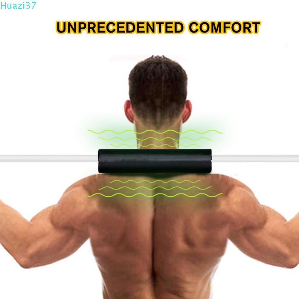 COMEEO Barbell Pad แผ่นรองบาร์เบล พิมพ์โฟมเพียร์ล ติดคอได้เอง สำหรับป้องกันไหล่ขณะออกกำลังกาย