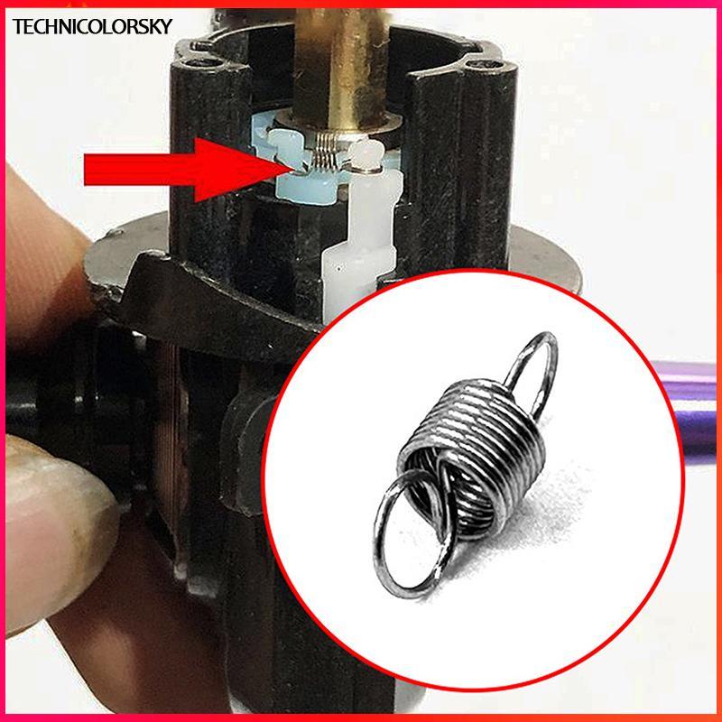 Technicolorsky 10pcs Spinning Wheel Swing Arm Reversing Switch Return Spring Fishing Reel Spring Acc
