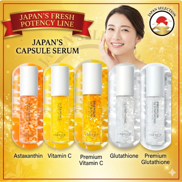 【from Japan】 CAPSULE SERUM High Concentration Vitamin C CP Serum PV for Pore Dullness Support