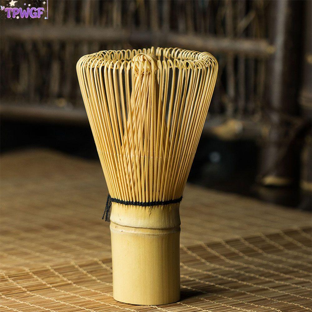 TPWGF 80 Fringe Bamboo Brush Home Japanese Tea Set Green Tea Matcha Bamboo Accessories