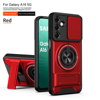 เคสกันกระแทกแม่เหล็กสําหรับ Samsung Galaxy A17 A16 A15 เคสโทรศัพท์แบบพับได้พร้อมการป้องกันกล้องเต็มรูปแบบ