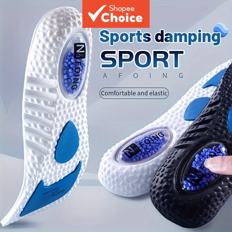 Unisex Eva Popcorn Insoles Shock Absorbing Orthopedic Cushion Breathable สําหรับ Running & Impact Relief
