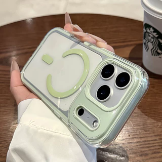 เคสโทรศัพท์แม่เหล็ก สําหรับ iPhone 17 Pro Max Air 16 15 14 Pro Max 16 Plus สีลูกกวาดกันกระแทกซิลิโคนอ่อนนุ่ม