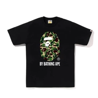 พร้อมส่ง เสื้อยืดลําลอง พิมพ์ลาย BAPEe Ape Head สไตล์คลาสสิก แฟชั่นสําหรับผู้ชาย และผู้หญิง