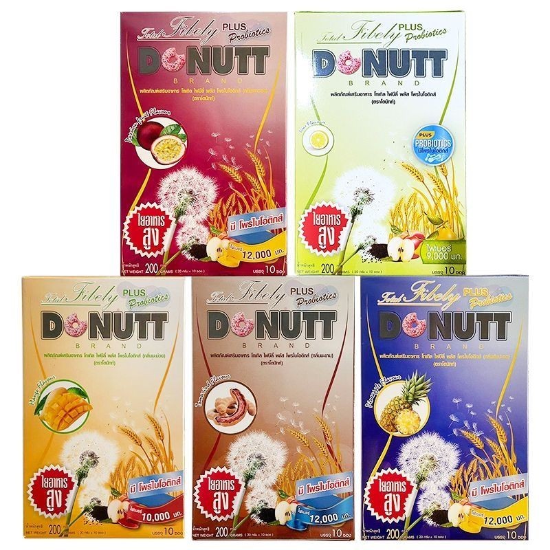 Global Straw ต้นฉบับปลอดภาษีนําเข้าประเทศไทย Dolly Donut Fiber Drink Enzyme รุ่นอัพเกรดผักผลไม้