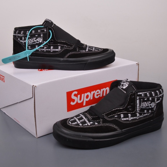 Supr VS Half Cab Pro Skate รองเท้าสเก็ตบอร์ดกลางลําลองกันลื่นและทนต่อการสึกหรอ-M13