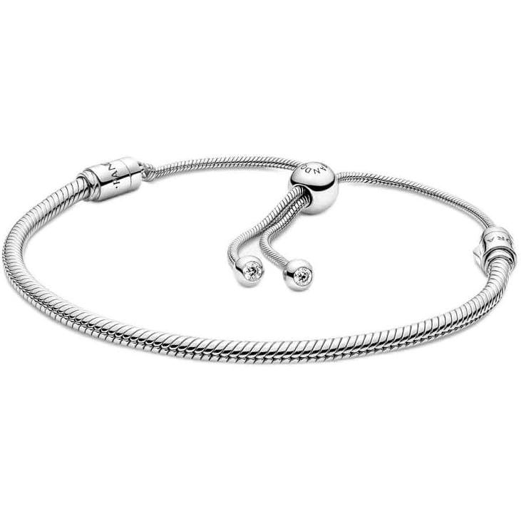 PANDORA-Snake Chain Slider Bracelet - พร้อมกล่องของขวัญ