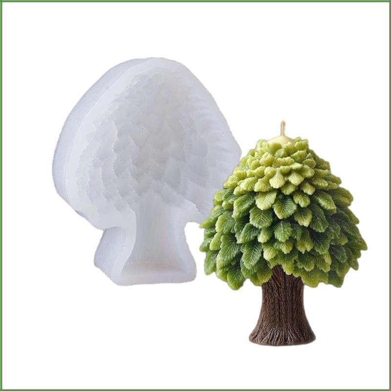 BON Artistic Silicone Mould Tree Shaped 3D Featuring Layer Leaf สําหรับรื้อถอนและทํา