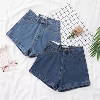 ส่งจากกรุงเทพฯ Solovely S-6XL พลัสไซส์ กางเกงขาสั้น ผู้หญิง สไตล์เกาหลี ลำลอง กางเกงยีนส์ขาสั้น