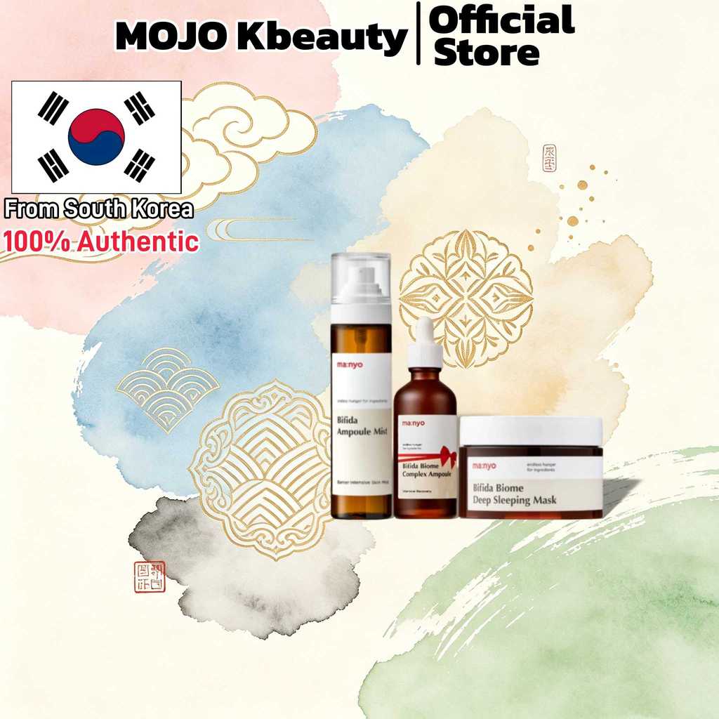 [Ma:nyo] Bifida Biome Complex Serum Essence 80ml/Bifida Biome Deep Sleep Mud Membrane, 100ml/สเปรย์ชีวภาพแยกคู่ 120ml