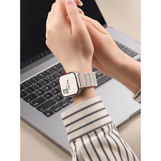 สายซิลิโคนแม่เหล็กสําหรับ Huawei Watch Fit 4/4 Pro Fit 5/5Pro Breathable สายรัดข้อมือฤดูหนาวสําหรับ Huawei Fit 3 2 1
